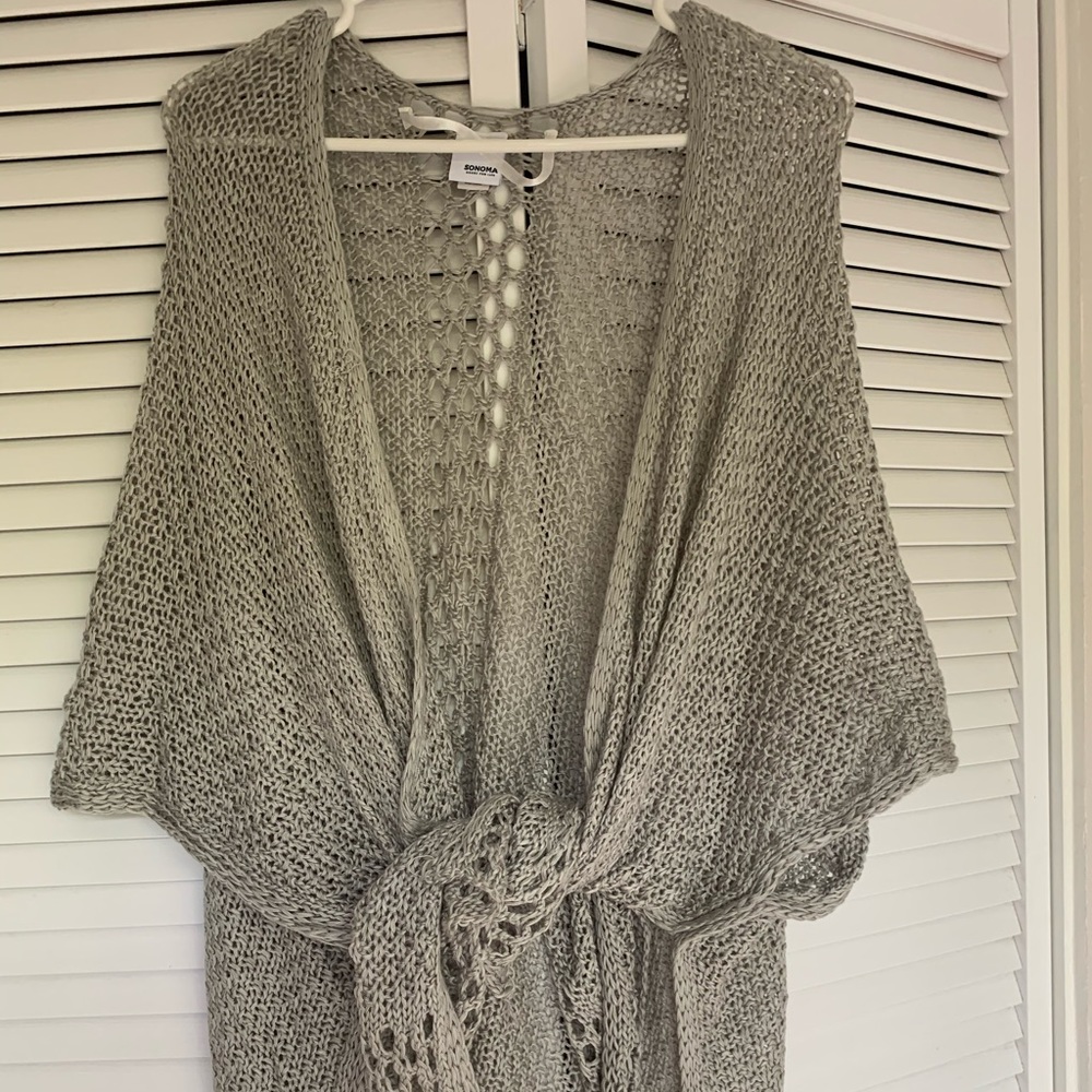 Gray Knitted Sweater